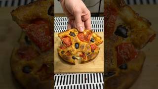 Let’s make focaccia barese 🫒🍅focaccia focacciabarese olivefocaccia tomatofocaccia [upl. by Neysa]