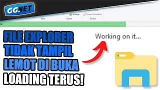 CARA MENGATASI FILE EXPLORER LEMOT TIDAK BISA DI BUKA  LOADING TERUS TIDAK TAMPIL [upl. by Nagad992]