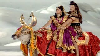 जय भोले  शिव गौरी की कैलाश में नन्दी यात्रा  BR Chopra Superhit Hindi TV Serial [upl. by Christalle]