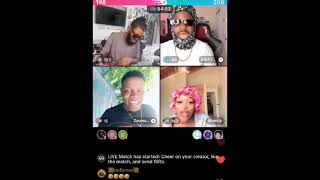 DONIA KHANDY ZOUMA AND 6IX PLAY ON TIKTOK LIVE [upl. by Namajneb]