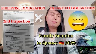 FLIGHT FROM MANILA TO FRANKFURT  Family Reunion Visa Spouse 🇩🇪 April 2022 [upl. by Baily]