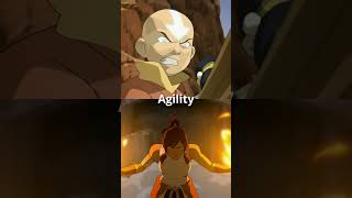 Aang vs Korra no Avatar state [upl. by Haleemaj]