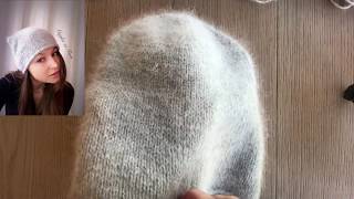 TUTORIAL BERRETTO CAPPELLO SEMPLICE AI FERRI PER PRINCIPIANTI [upl. by Eyllek130]