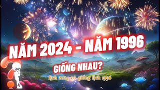 Lịch năm 2024 giống năm 1996 khôngWhy  Tại sao [upl. by Ecallaw]