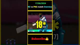 17062024 NZ vs PNG match Overview  factsmaavalite newzealand papuanewguinea t20worldcup2024 [upl. by Aimac]