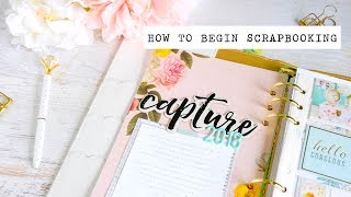 How to Begin Scrapbooking [upl. by Oric]