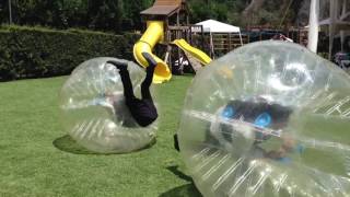 FIESTA DE ESPUMA  FUTBOL DE BURBUJAS  PELOTA GIGANTE  Renta de inflables  Pelotinas [upl. by Narak133]