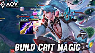 ALLAIN GAMEPLAY  BUILD CRIT MAGIC DAMAGE  ARENA OF VALOR [upl. by Drolyag]