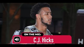 Ohio State CJ Hicks discusses competition for weakside linebacker spot [upl. by Yniattirb]