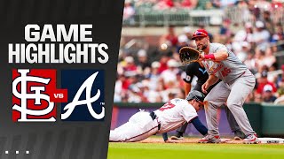 Cardinals vs Braves Game Highlights 72024  MLB Highlights [upl. by Lrae542]