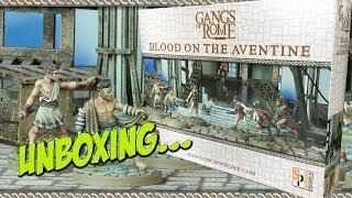 Gangs of Rome Blood on the Aventine Starter Set  Unboxing [upl. by Nnylcaj]