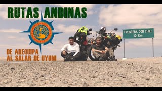 🍃RUTAS ANDINAS 🍃Viaje en Motocicleta de Arequipa al Salar de Uyuni 🌞CRUZANDO FRONTERAS 🌕🛵 🇵🇪 🇨🇱 🇧🇴 [upl. by Aicxela906]