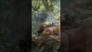 Dryad Forest Spirit amp Gaia Mother Earth  Nature Bird Sounds Soothing Harp Peaceful Relaxing Music [upl. by Revart]