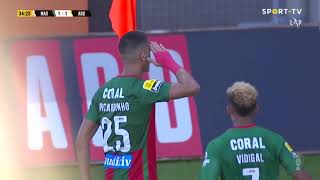 Goal  Golo Ricardinho Marítimo 11 FC Arouca Liga 2122 5 [upl. by Eyahsal]