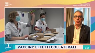 Vaccini effetti collaterali  Unomattina 19042021 [upl. by Maddy]