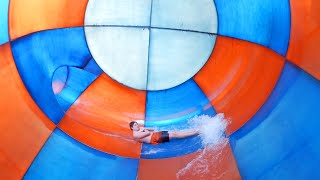 HurriCone FUNNEL SLIDE at Tikibad Duinrell Playa [upl. by Sherourd]