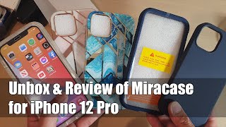 Unbox and Review of All Five Different Miracase Cases for iPhone 12 Pro [upl. by Aciria517]