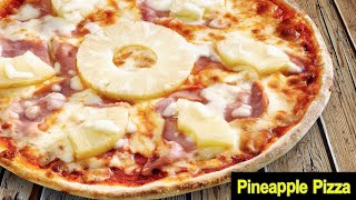 How To Make Hawaiian Pizza  Easy Ham And Pineapple Pizza Recipe  EasyCookBook [upl. by Kram]