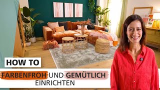 Farbenfroh und gemütlich einrichten  How to  INTERIYEAH [upl. by Neeluj]