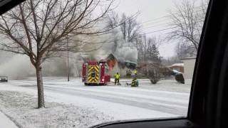 House Fire in Ada Ohio [upl. by Urania95]