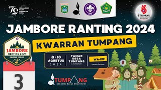 Jambore Ranting Tumpang 2024  Day 3  Sabtu  10 Agustus 2024 di Taman Desa Tumpang [upl. by Hardwick]