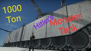 The Ratte Tank Nazis 1000Ton Monster history war facts worldwar hitler short army shorts [upl. by Eide738]