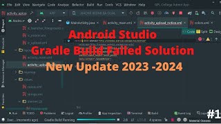 Android Studio Gradle Build Failed Solution New Update 2024 2025 1 [upl. by Bo]