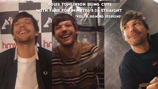 Louis Tomlinson being cute for minutes 826 straight  Vol 1 signing sessions [upl. by Anisamot829]