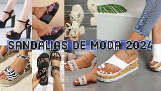 SANDALIAS primavera verano 2024sandalias modernas para mujerlos mejores modelos en tendencia [upl. by Merill370]