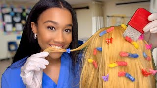 ASMR School Nurse Eats The Lice Out of Your Hair P2😋🪲 Lice Check Roleplay  Lice Check Removal ASMR [upl. by Enrev]