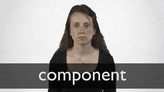 How to pronounce COMPONENT in British English [upl. by Habeh]