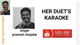 Chaha Hai Tujhe Chahenge Jeena Marna Tere Sangfree amp clean karaoke with lyrics [upl. by Nwahsram431]