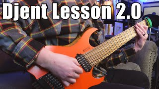 Djent Lesson 20  What is djent and the guitar techniques to play it djent [upl. by Melicent]