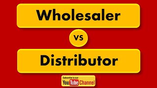 What is the Difference Wholesaler and Distributor in Retail Management [upl. by Faust]