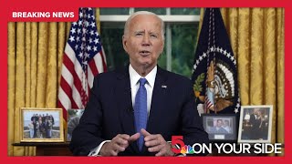 Full speech President Joe Biden uses Oval Office address to explain his decision to quit 2024 race [upl. by Karlise]