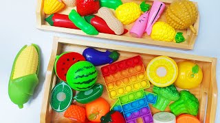 Satisfying with Unboxing How to Cut Plastic Fruit Funny Food ASMR  ASMR Relaxing sounds 32 [upl. by Ettolrahs50]