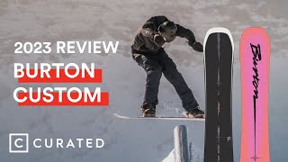 2023 Burton Custom Snowboard Review 2024 Same Tech Different Graphic  Curated [upl. by Derdle]