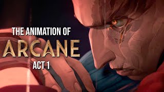 The beautiful animation touches of ARCANE  Act 1 animation review [upl. by Ihana]