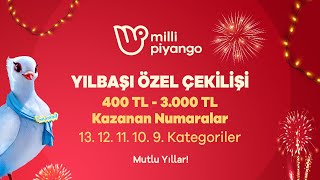 Milli Piyango 31 Aralık 2022 Çekilişi No 55  13 12 11 10 ve 9 Kategoriler [upl. by Demmahum741]