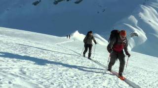 Durrand Glacier skiing the alpine Feb 4  11 2012 [upl. by Eneloj710]