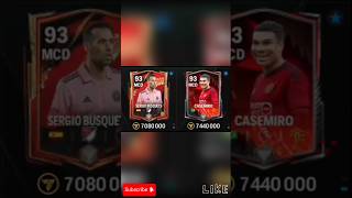 BUSQUETS VS CASEMIRO EN FC 24 MOBILE [upl. by Serrell]