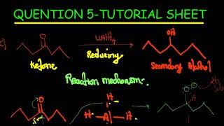 TOLLENS TEST AND REDUCTION OF KETONES Q5 [upl. by Royd642]