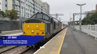 37884 dragging 321324 working 5Q88 Wolverton Centre Sidings to Newport Docks Simsgroup [upl. by Anu]