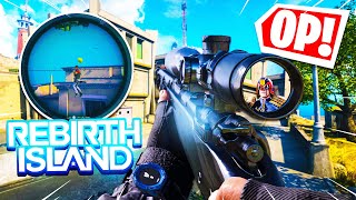 FINALLY UNLOCKED the BLUE DOT SNIPER on REBIRTH ISLAND😱 Cold War Warzone [upl. by Ahsekar]