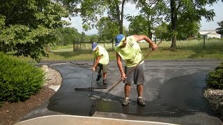 Sealcoating Process Step By Step  SampG Asphalt Services [upl. by Eisler]