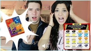 Bean Boozled Jelly Bean Challenge  Gabi amp Brandon [upl. by Arraes498]