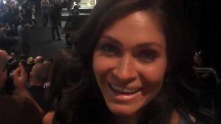 Miss Hooters International Lindsey Way at UFC WeighinMP4 [upl. by Airun]