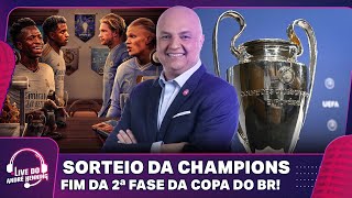 REAL X CITY BARÇA X PSG nas quartas da Champions Potes da COPA DO BR e muito mais  LIVE DO ANDRÉ [upl. by Tortosa]