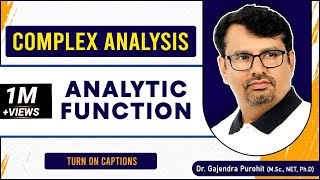 Complex Analysis  Analytic Function  Cauchy Riemann Equation BY GP sir [upl. by Petty680]