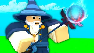 I became the WIZARD in Roblox Bedwars [upl. by Nauqat]